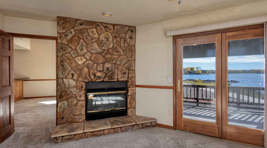 Downstairs Bedroom towards deck