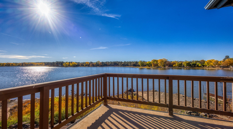 upstairs deck looking southwest