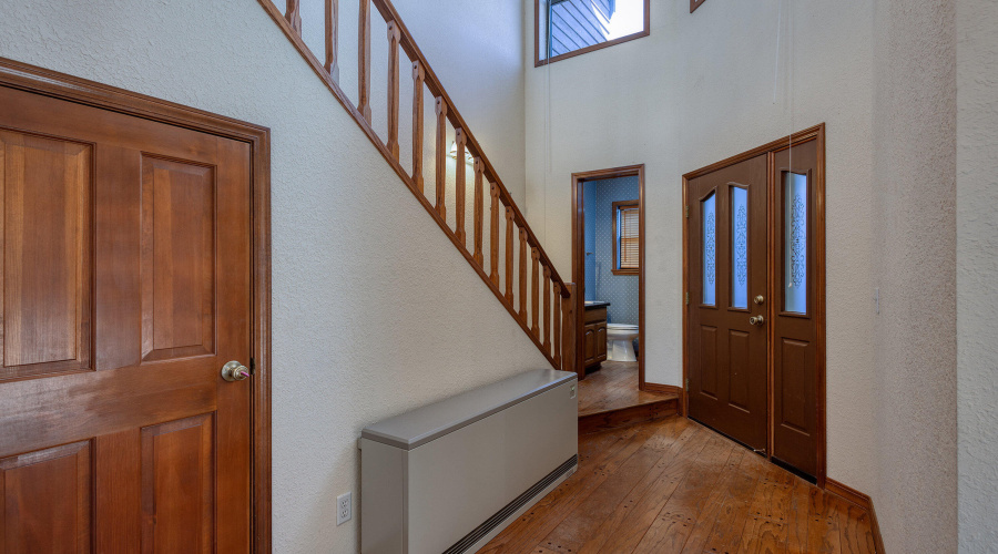 Foyer looking towards guest bath