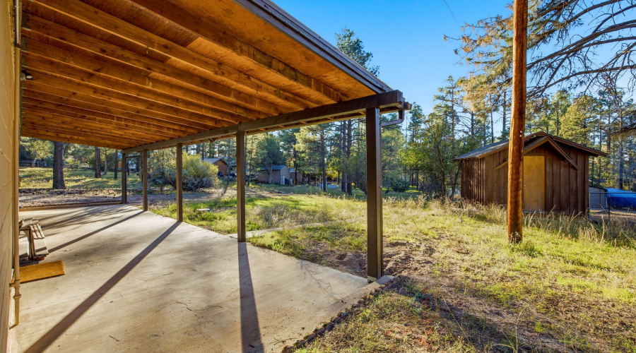 Covered Back Patio
