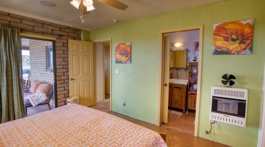 Owner suite out to the porch