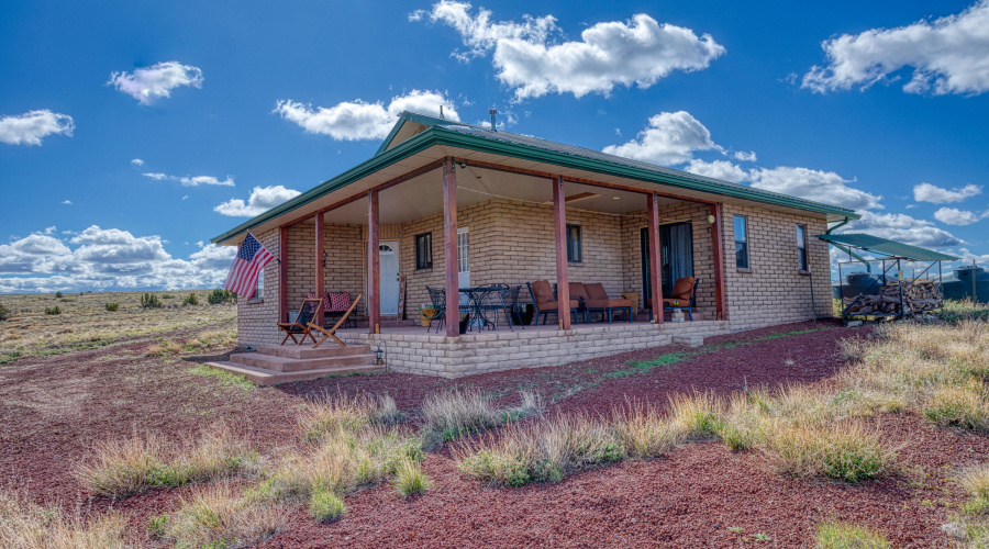 North west view of home