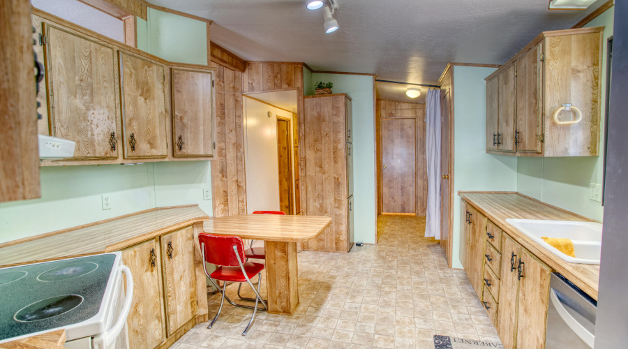 Kitchen Towards Laundry Room