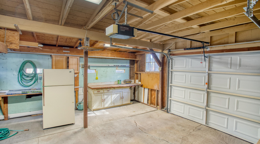 Oversized Garage and Workshop Area