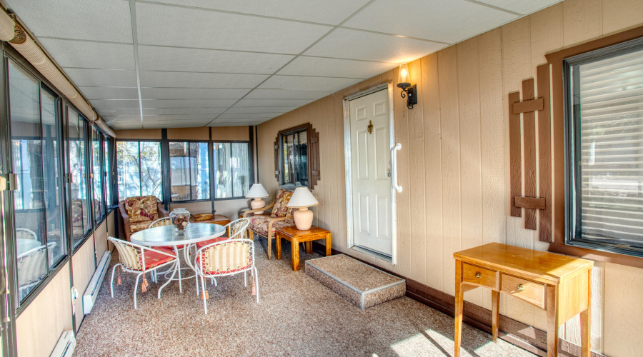 Fully-enclosed and Heated Front Deck 1