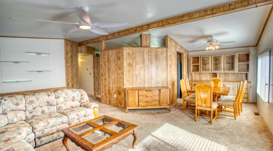 Living Room and Dining Room Towards Kitc