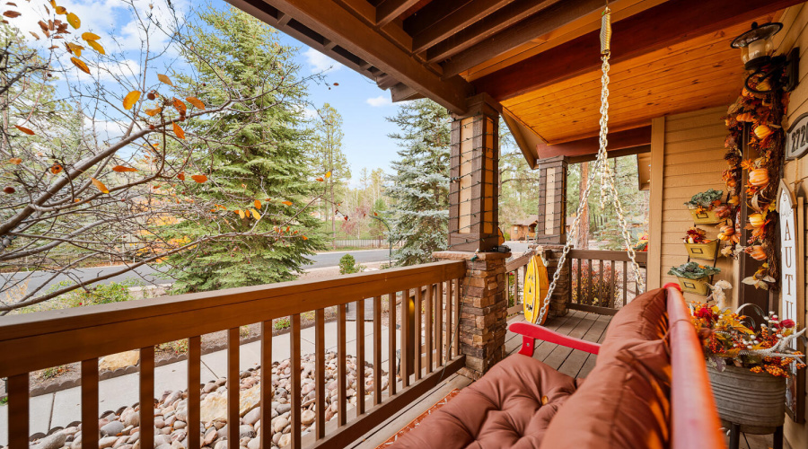 CB view from front porch to road