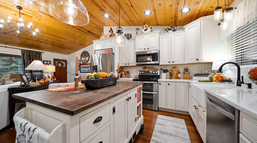 CB kitchen view to front door