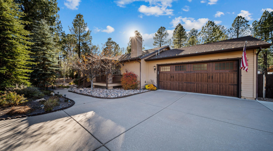 CB garage front side view