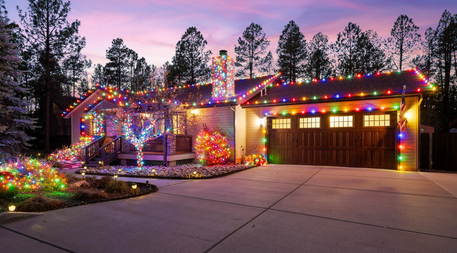 CB front Christmas lights 2