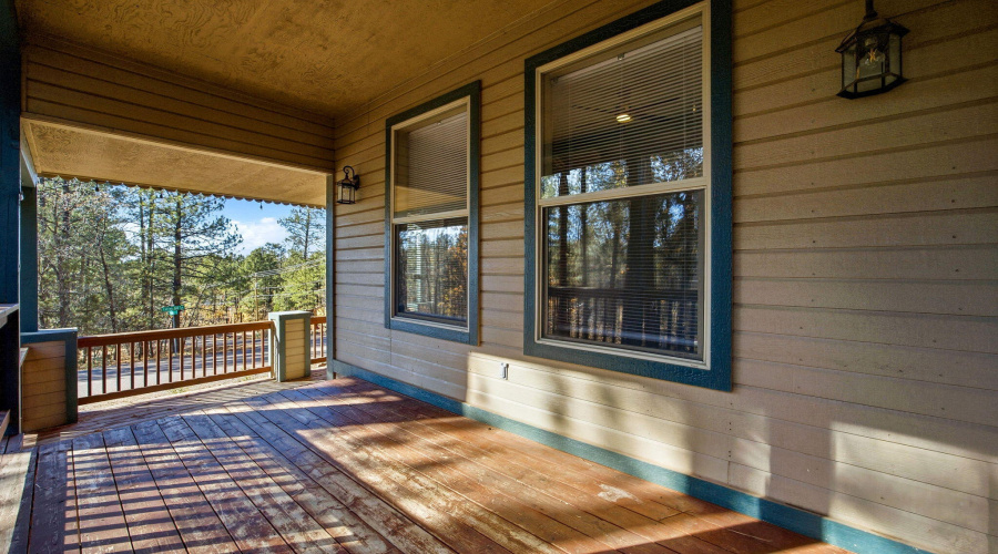 Picture windows to covered decks