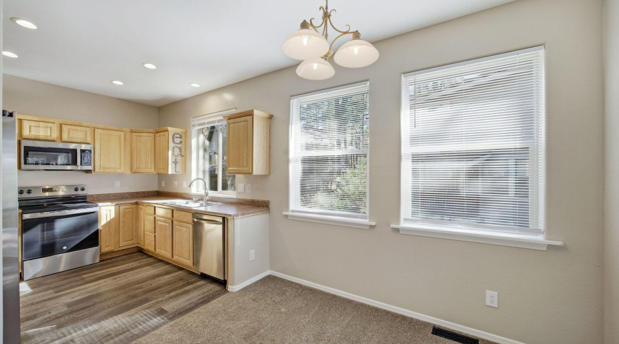 Dining facing kitchen