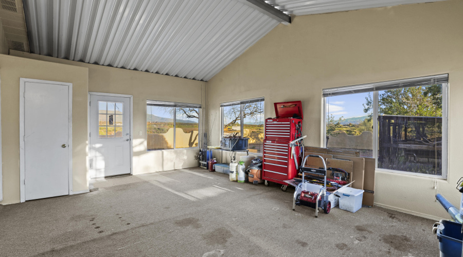 Enclosed Attached Storage Area