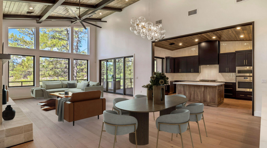 Virtually Staged Living Room