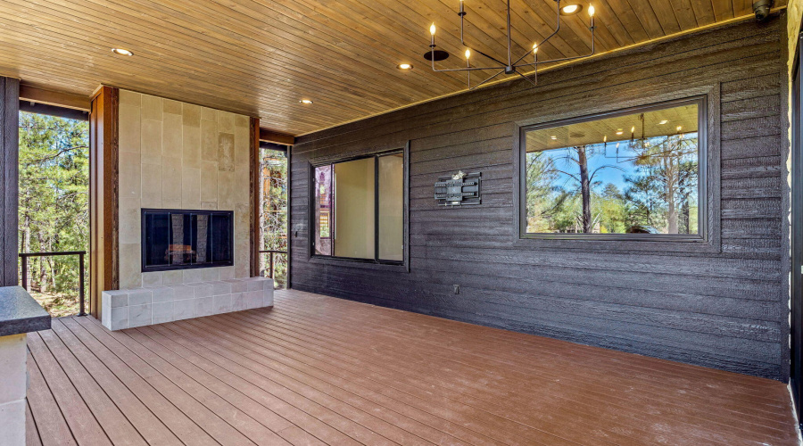 Main Level Deck Fireplace
