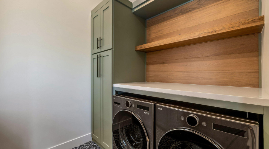 Main Level Laundry w/ Folding station