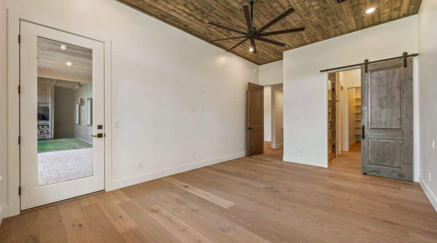 Lower Level Master to Patio