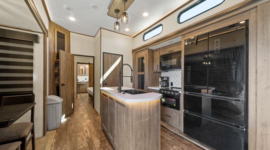 Inside RV - Kitchen
