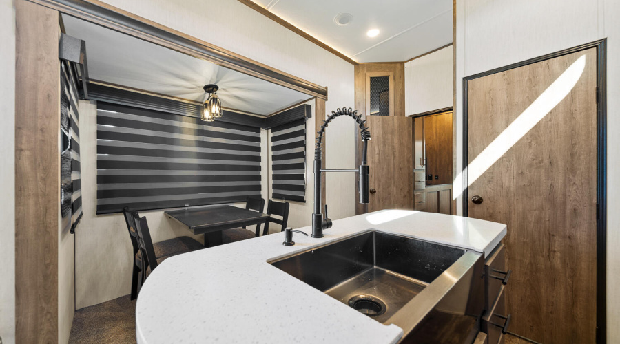 Inside RV - Dining Area