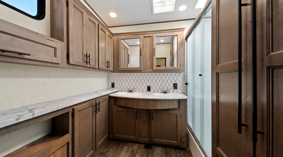 Full Bath Inside RV