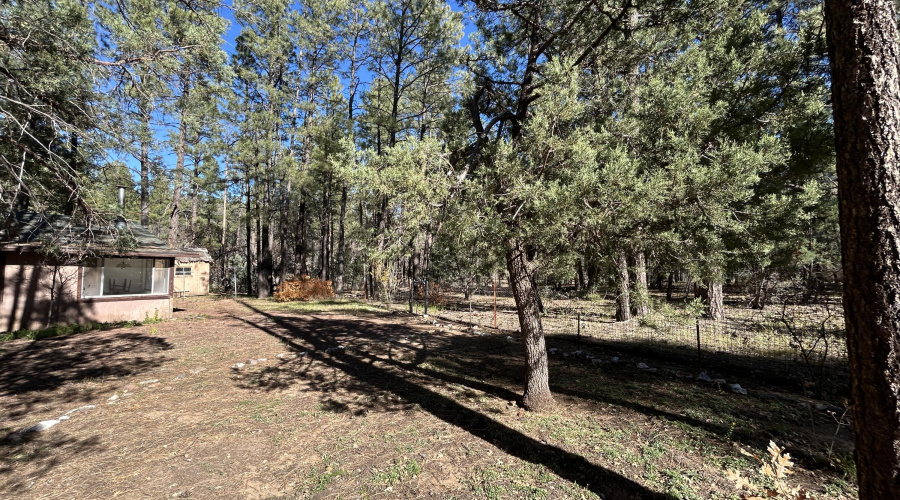 Side of Property with additional lot ava