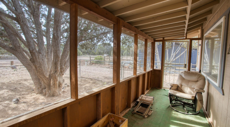 Screened-In Front Porch
