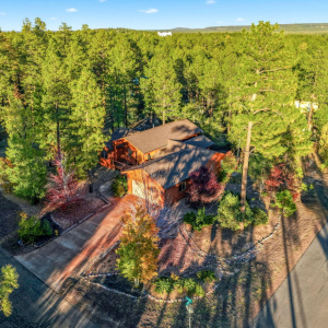 Aerial View of Home & Yard