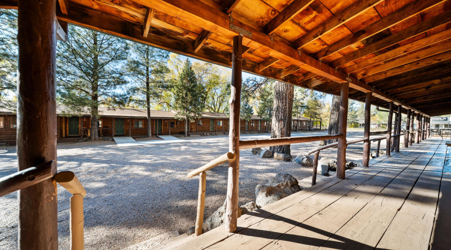 West Guest Room Building Entry Steps
