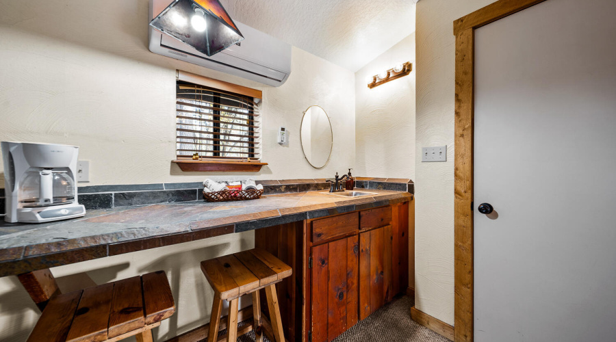 Double w/ Fireplace Vanity