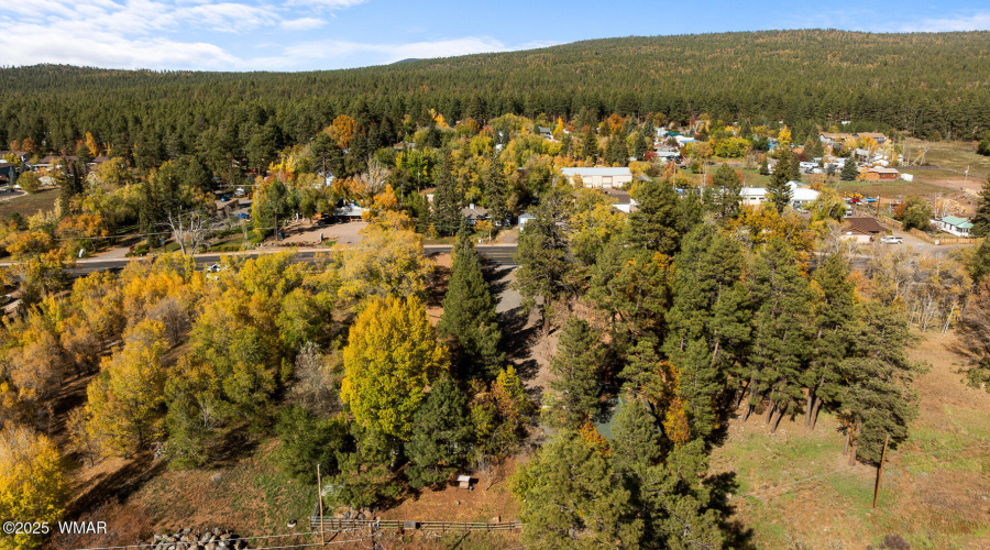 Aerial View of Property View North