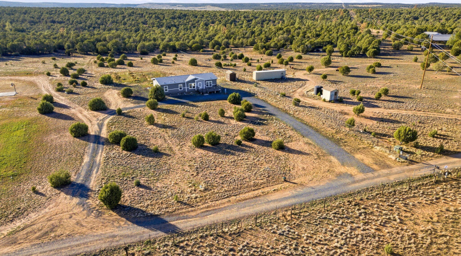 Aerial of property