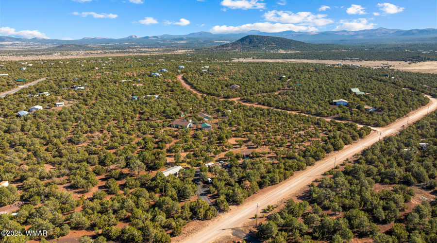 Aerial View -Homestead in Vernon, AZ