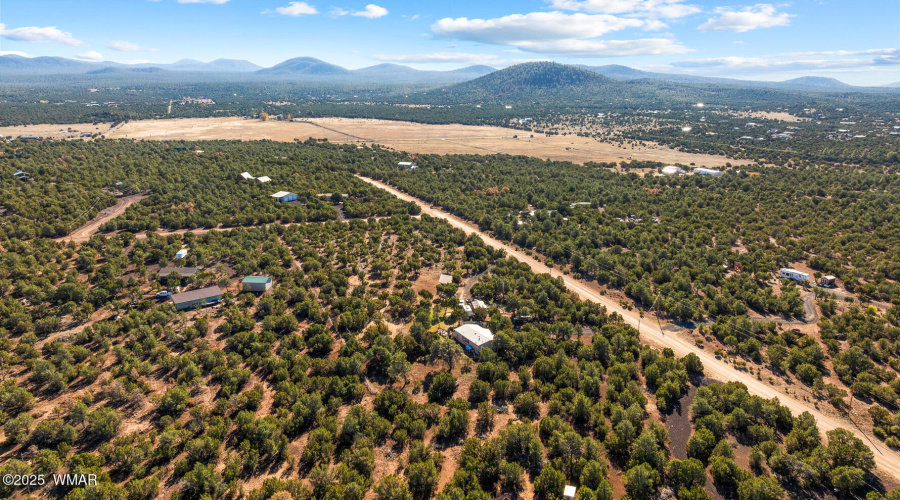 Aerial View - 5 ACRES & Home in Vernon