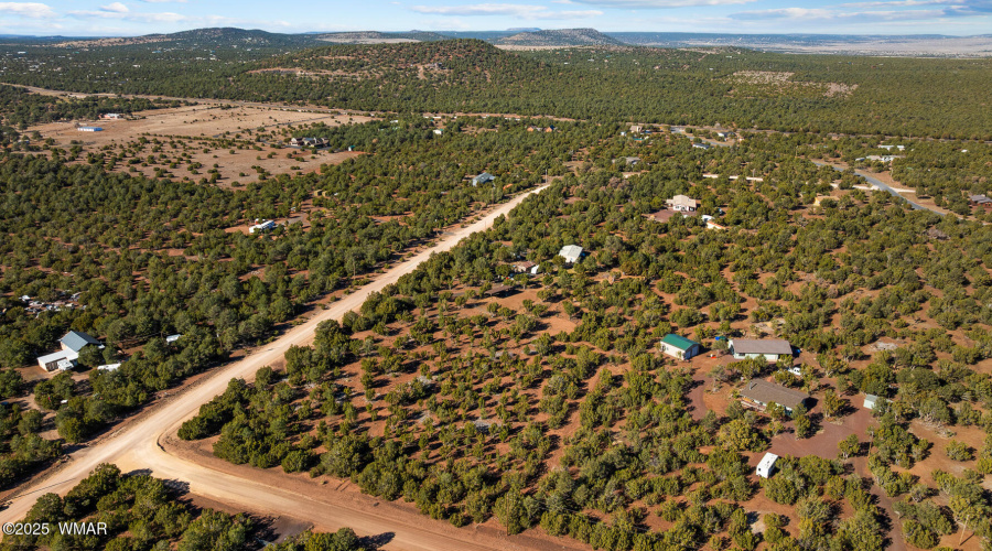 Aerial View - 5 ACRES & Home in Vernon