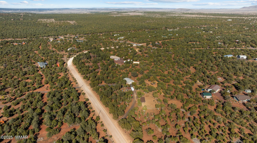 Aerial View - 5 ACRES & Home in Vernon