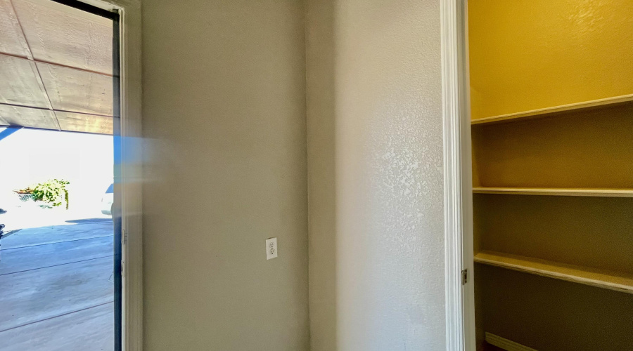 pantry utility to carport