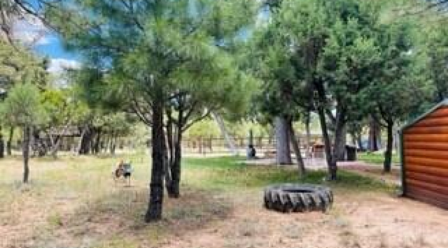 back side view of oversized lot