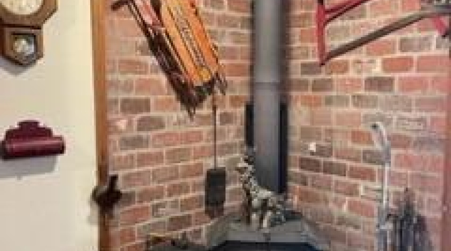 livinf room woodstove