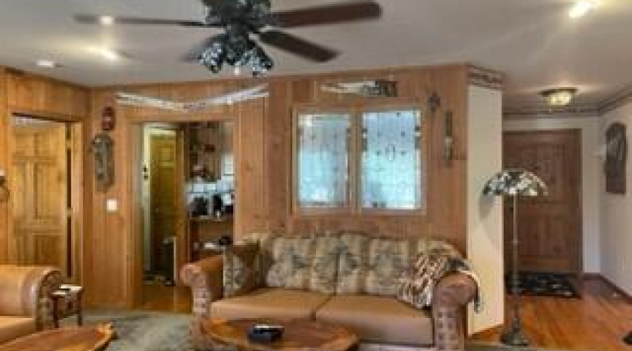 living room to kitchen