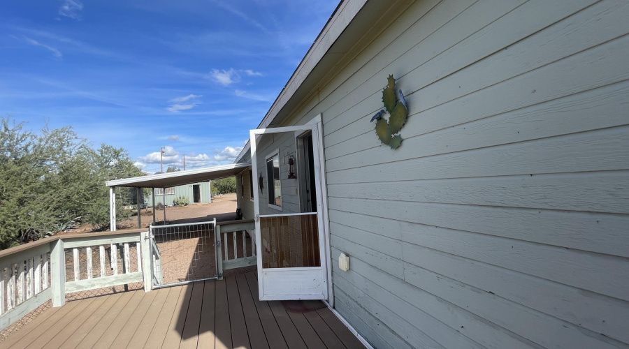 Deck carport  garage
