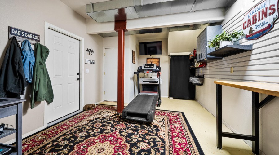 Enclosed Room off Garage