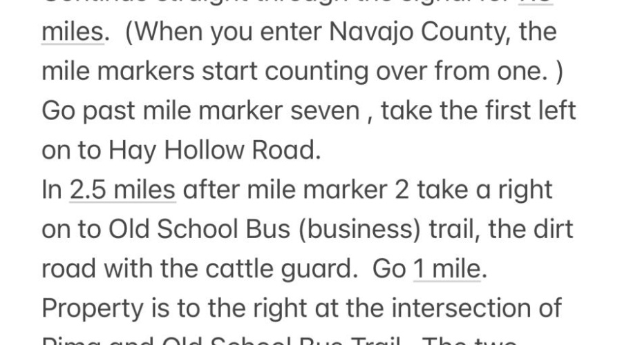 directions picture screenshot