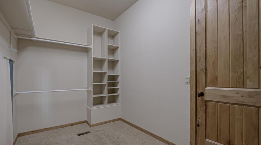 master bdrm closet