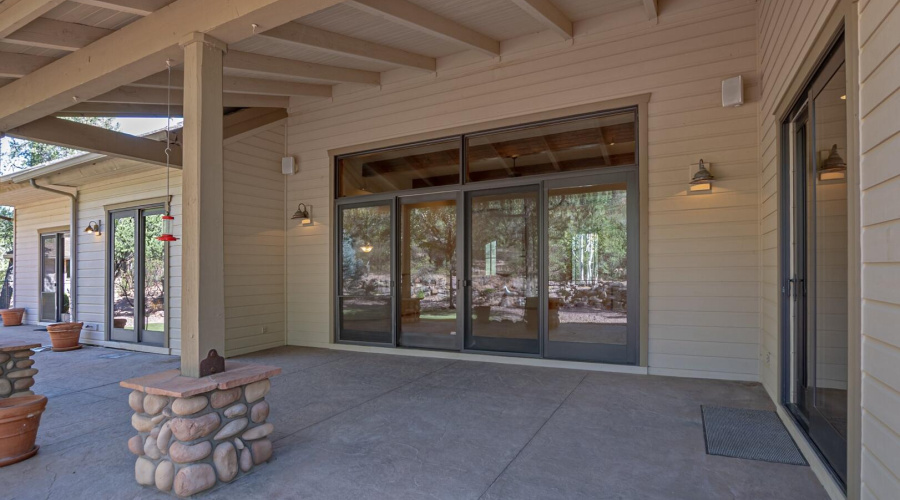 Covered back patio 1