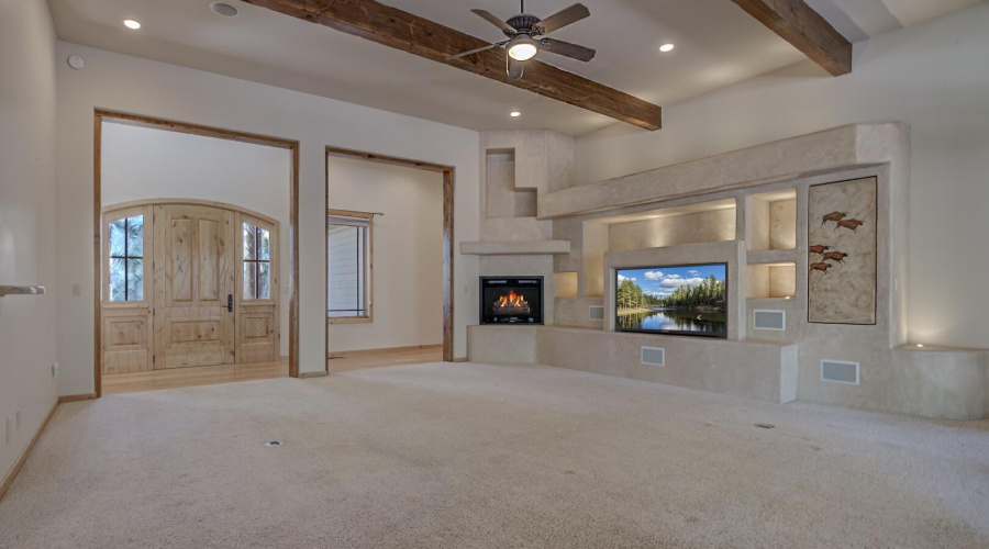 Great room looking to front door