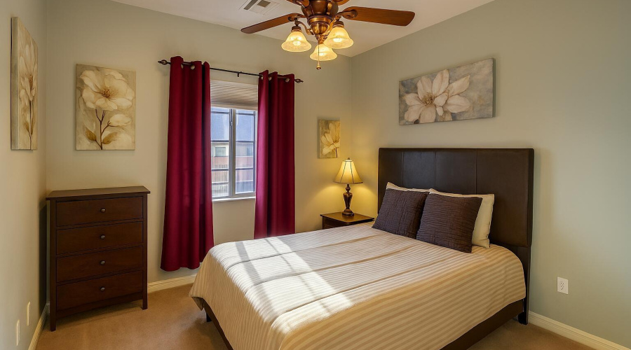 VIRTUALLLY STAGED GUEST BEDROOM