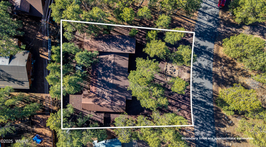 Arial of 7185 Moon Creek