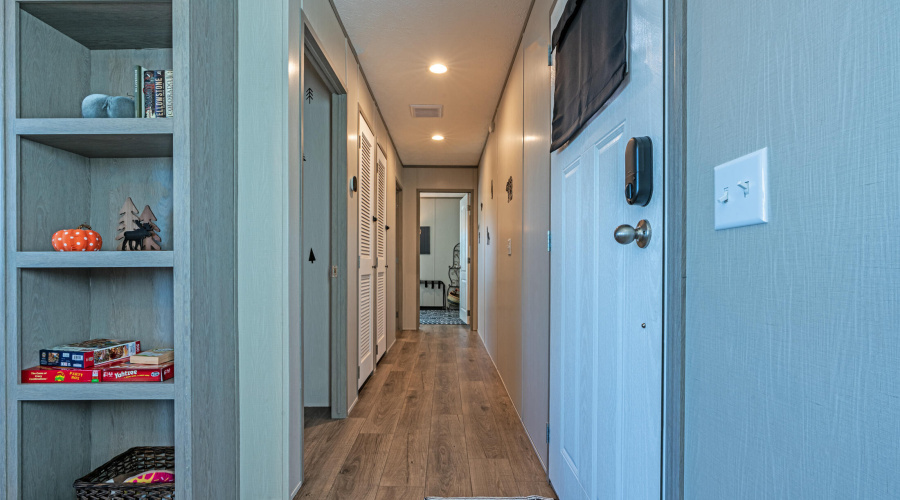 Hallway to guest bed/bath