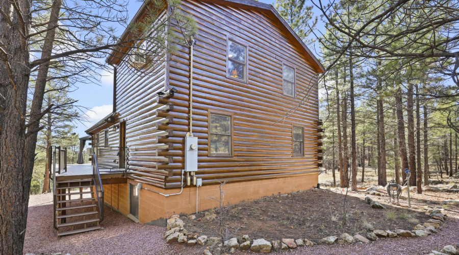 Back of home new stain