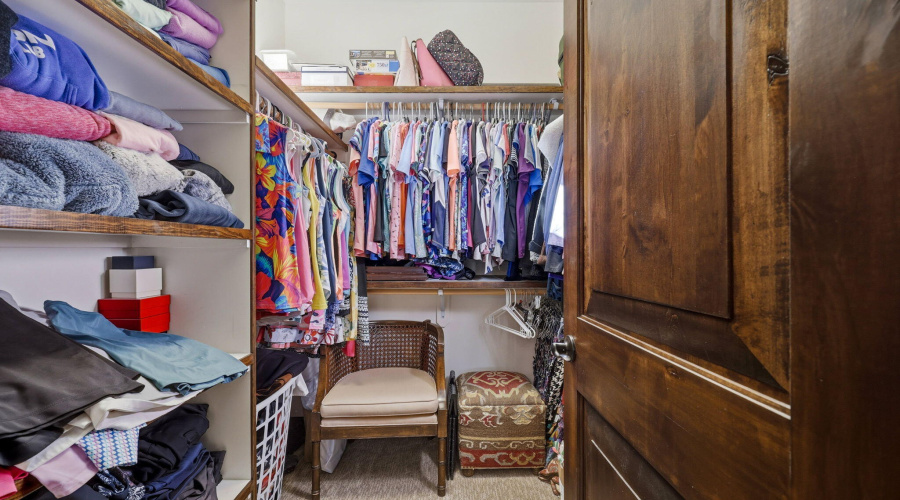 Walk-in Closet in Primary En Suite